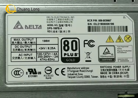 La máquina del cajero automático parte la fuente de alimentación de NCR 24V 198W 0090030607 009-0030607
