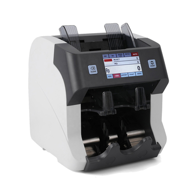 4.3 pulgadas 2 + 1 de bolsillo máquina de clasificación de billetes mixtos de banco contador de efectivo contador de facturas CL-208C