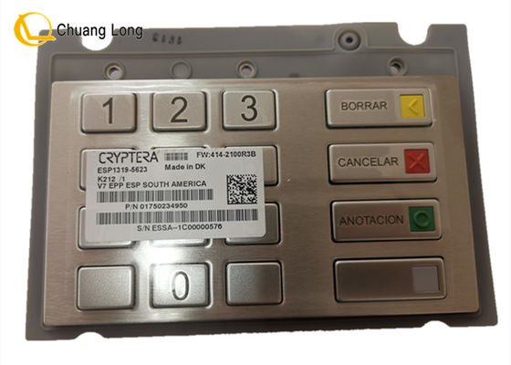 Buen precio Piezas de la máquina de cajero automático Diebold Nixdorf DN V7 EPP teclado teclado 01750234950 750234950 en línea