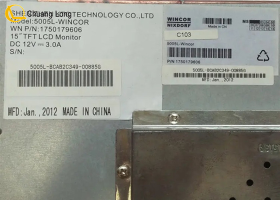 Las piezas de la máquina de cajero automático Hyosung CE5600 LCD de 15 pulgadas Monitor 5661000116 S5661000116