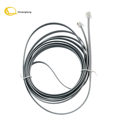 NCR ATM piezas de la máquina Cable de 12 pies 4M RJ11 a RJ11 Cable del obturador 0090023178
