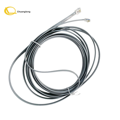 NCR ATM piezas de la máquina Cable de 12 pies 4M RJ11 a RJ11 Cable del obturador 0090023178