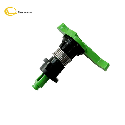 Las piezas de la máquina de cajeros automáticos Wincor Cassette Cerradura verde palanca de bloqueo de plástico 1750043537