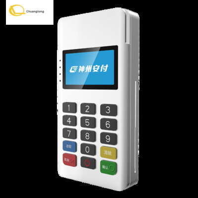 Terminal de compra POS con deslizamiento MPOS Minipos AF60S ANFU EMV PCI Contactless con 4 luces de señal