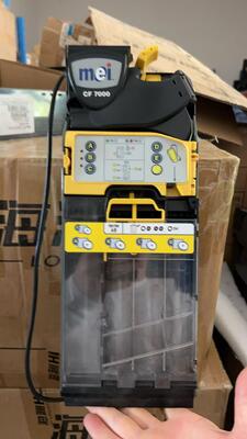 Grupo MEI Hecho en México Mei CF 7000 CF 7472 Cambiador de monedas Cashflow 794924002 para equipos financieros de cajeros automáticos