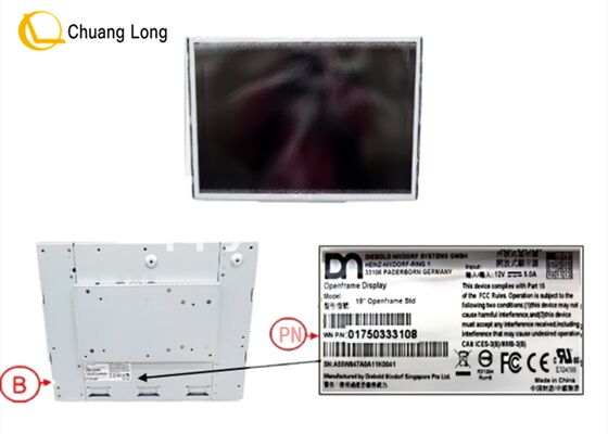 Las partes de las máquinas de cajeros automáticos Diebold Nixdorf DN Serie 19" OPENFRAME STD 1750333108 01750333108