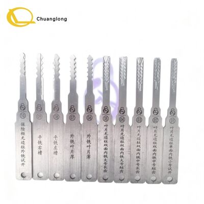 Juego de herramientas de apertura de cerraduras Master Grand® de 10 piezas para cajas fuertes chinas de nivel C, cerraduras de emergencia, vehículos y cerraduras de tráfico