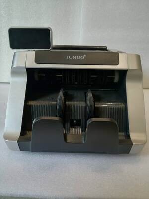 JUNUO C05 Máquina bancaria Detector de dinero Contador Negro con pantalla LED
