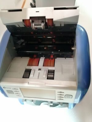 Máquina de clasificación de billetes de banco Kisan Detector de dinero Negro con pantalla LED N16H05-Z15601