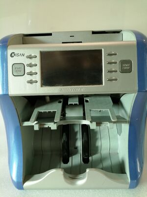 Máquina de clasificación de billetes de banco Kisan Detector de dinero Negro con pantalla LED N16H05-Z15601