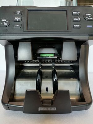 Buen precio SH-208C-2CIS Contador de valores de bolsillo de mezcla de metales Equipo bancario financiero con detector de dinero para la gestión de efectivo NT808251100550001 en línea