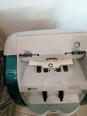 Máquina de clasificación de billetes Kisan Detector de dinero Contador azul con pantalla LED Smart K3 S16E01-3659