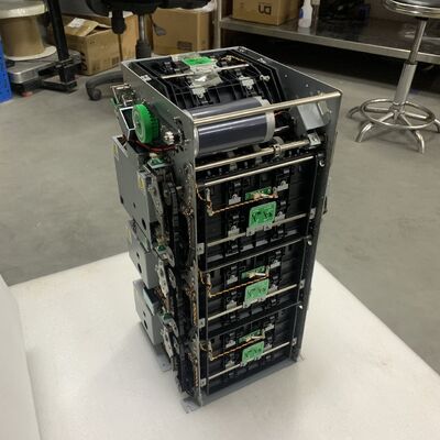 Módulo dispensador de efectivo NCR CDM-4000 CDM-4000C3 dispensador con 3 casetes y 1 caja de rechazo para cajero automático, CRM, quiosco, máquina de autoservicio