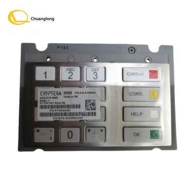 piezas de repuesto de la máquina de cajeros automáticos 1750252347 original Diebold V7 EPP teclado PIN Pad cifrado teclado ATM seguro 01750252347