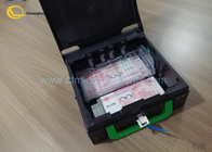 Casete de la caja del efectivo de la máquina del cambio de divisas del negro del rechazo de Hyosung