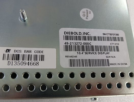 Mantenimiento LCD de Diebold Nixdorf 10,4” 10,4 pulgadas del servicio de monitor de exhibición 49-213272-000C 49213272000C