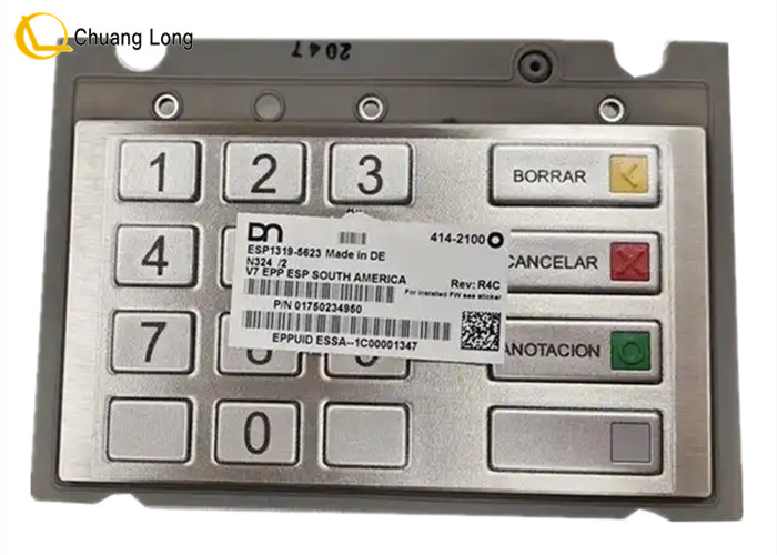 ESCROW EPP piezas de cajero automático Diebold Nixdorf DN V7 EPP teclado teclado pinpad 01750234950 1750234950