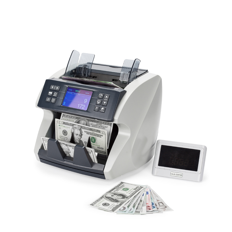4.3 pulgadas máquina de clasificación de valores mixtos billete de banco contador de efectivo contador de facturas contador CL-07C