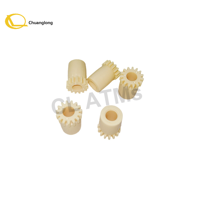 01750053977 Wincor Clamping 15T Yellow Short Gear Wincor ATM Transport Mechanism Clamping Consumable Parts