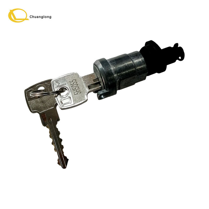 Wincor Nixdorf ATM Parts CMD Cash Cassette Cerradura de metal con llaves P/N 1750062656 / 01750062656