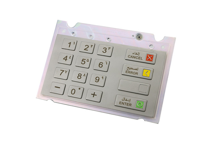 Versión inglesa V6 1750159341 del teclado SAU CES 1750159457 del EPP V6 de Wincor Nixdorf