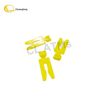 Buen precio Bancomat piezas de repuesto NCR S1 Cassette de moneda amarillo cerradura Clip Cassette montaje de piezas 445-0582413 en línea
