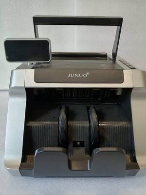 Buen precio JUNUO C05 Máquina bancaria Detector de dinero Contador Negro con pantalla LED en línea