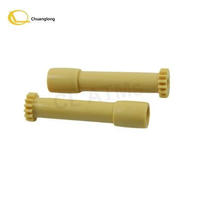 Buen precio 1750053977-5 piezas de repuesto originales para cajeros automáticos Wincor CMD V4 2050XE pinza de apilamiento amarilla larga 15T engranaje 01750053977-5 para Wincor en línea
