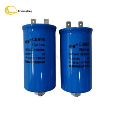 Buen precio 0090008121 Condensador NCR 10uF 450V Repuestos de cajero automático NCR Condensador S1 RUN 8UF 10UF 450V 5060HZ 009-0008121 Original Nuevo en Stock En línea