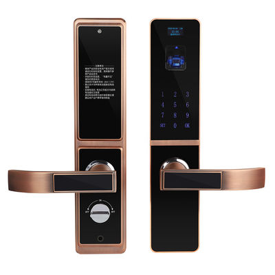 Buen precio Cerradura de puerta elegante biométrica altamente asegurada óptica bilateral del reconocimiento de la vena del finger en línea